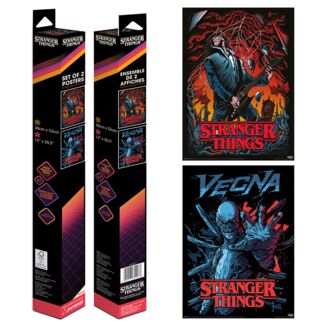 Eddie Munson & Vecna Poster 2 Set Stranger Things 52 x 38 cm