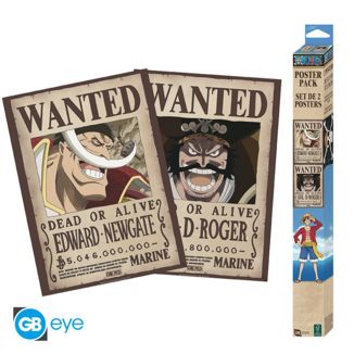 Gol D. Roger & Edward Newgate Poster 2 Set One Piece 52 x 38 cms