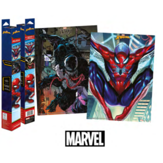 Set 2 Pósteres Spiderman y Venom Marvel Cómics 52 x 38 cms