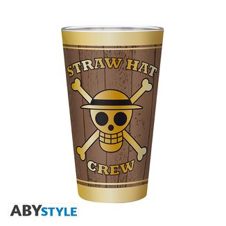 Crew Straw Hat Skulls Crystal Glass One Piece 400 ml