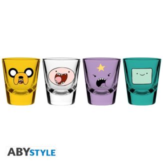 Shot Glasses 4 Finn & Jake Adventure Time 50 ml
