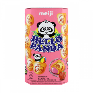 Galletas Hello Panda crema de Fresa Meiji