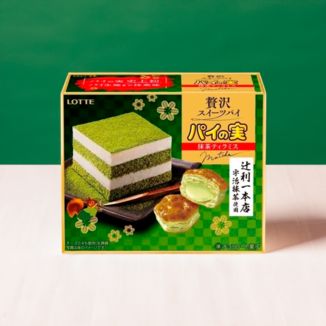 Mini biscuits Lotte Pie Tiramisu Matcha 69g