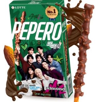 Pepero Palitos Sabor Chocolate y Almendra Stray Kids Edition Lotte 32 g