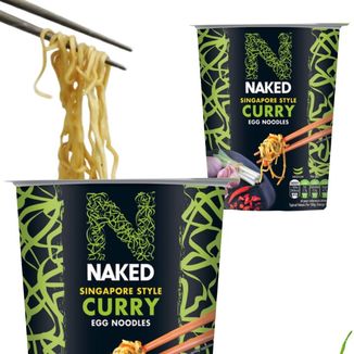 Ramen Egg Noodles Singapore Style Curry Naked Noodle