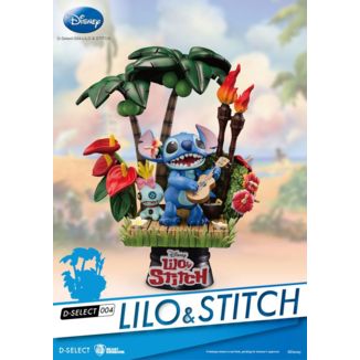 Figura Diorama Ukelele Lilo & Stitch Disney D-Stage Beast Kingdom