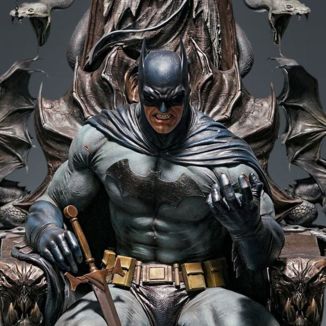 Resina Batman on Throne Premium Edition DC Comics Queen Studios