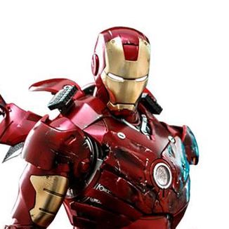 Figura Iron Man Mark III 2.0 Marvel Comics Movie Masterpiece Series Diecast