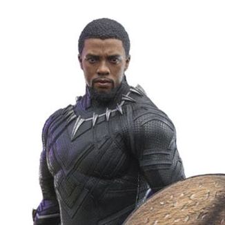 Figura Black Panther Original Suit Marvel Comics Hot Toys Movie Masterpiece