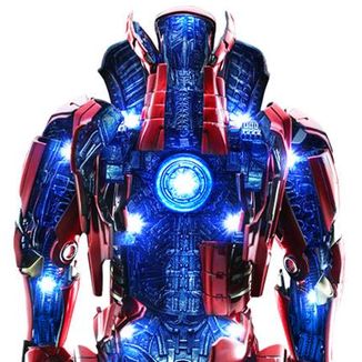 Iron Man Mark VII Open Armor Version Figure Iron Man 3 Marvel Comics Hot Toys