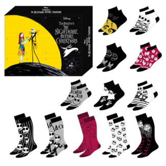 Calendario de Adviento Calcetines Pesadilla antes de Navidad Tim Burton