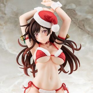 Figura Chizuru Mizuhara Santa Bikini de Fuwamoko 2nd Xmas Rent A Girlfriend