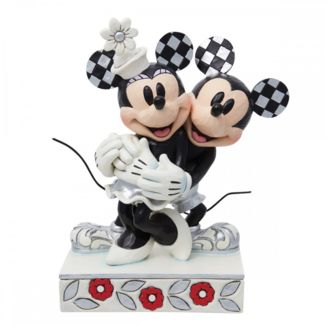 Mickey & Minnie Mouse Figure Disney D100 Anniversary Enesco Jim Shore