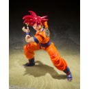 SH Figuarts Son Goku SSG Saiyan God of Virture Dragon Ball Super