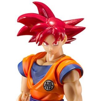 SH Figuarts Son Goku SSG Saiyan God of Virture Dragon Ball Super
