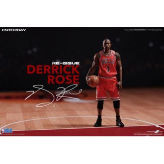 NBA Collection Figura Real Masterpiece 1/6 Derrick Rose Limited Retro Edition 30 cm
