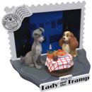 Disney 100th Anniversary PVC Diorama D-Stage Lady And The Tramp 12 cm