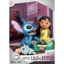 Disney 100 Years of Wonder Diorama PVC D-Stage Lilo & Stitch 10 cm