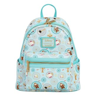 Disney by Loungefly Mochila Mini Beauty and the Beast Be our guest AOP
