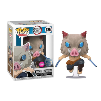 Inosuke Hashibira Attack Kimetsu no Yaiba Funko POP! Animation 875 Flocked Special Edition