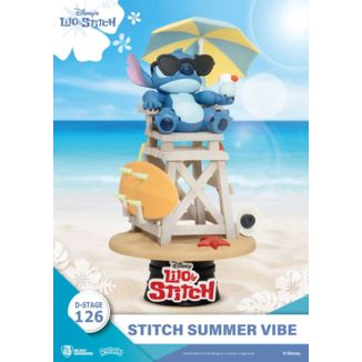 Figura Diorama Socorrista Summer Vibe Lilo & Stitch Disney D-Stage Beast Kingdom
