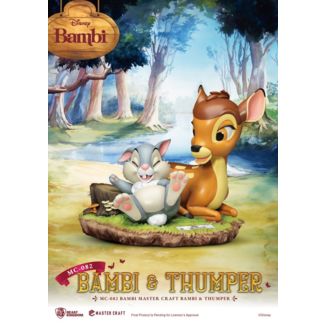 Disney Estatua Master Craft Bambi & Thumper 26 cm