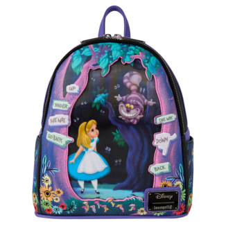 Mochila Cheshire y Alicia en el pais de las maravillas Disney Loungefly