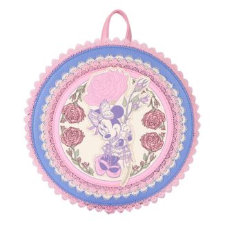 Mochila Minnie Mouse Floral and Lace Ears Disney Loungefly