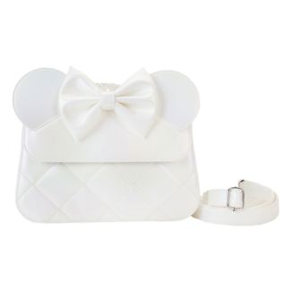 Iridescent Wedding Minnie Mouse Crossbody Bag Disney Loungefly