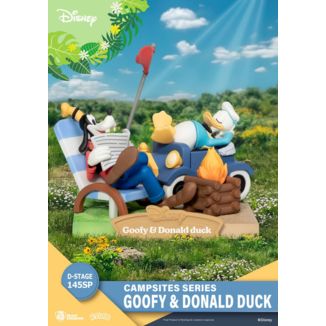 Disney Diorama PVC D-Stage Campsite Series Goofy & Donald Duck Special Edition 10 cm
