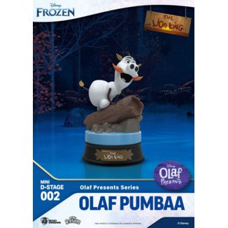 Frozen: El reino del hielo Estatua PVC Mini Diorama Stage Olaf Presents Olaf Pumba 12 cm