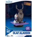 Frozen: El reino del hielo Estatua PVC Mini Diorama Stage Olaf Presents Olaf Aladdin 12 cm