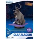 Frozen: El reino del hielo Estatua PVC Mini Diorama Stage Olaf Presents Olaf Aladdin 12 cm