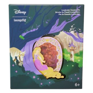 Disney by Loungefly Sliding Enamel Pin Chapa esmaltada Princess Rapunzel Limited Edition 8 cm 