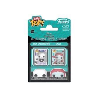 Jack Skellington & Sally The Nightmare Before Christmas Disney Bitty Funko POP! 2 Pack