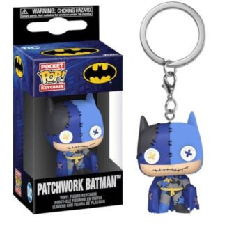 Llavero Funko Batman Patchwork DC Cómics Pocket POP!