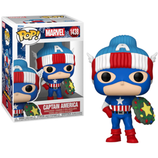 Funko Capitán América Navidad Marvel Cómics POP! 1438