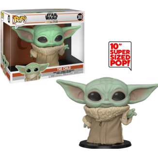 Grogu The Force Star Wars: The Mandalorian Super Sized Jumbo Funko POP! 369