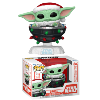 Funko Grogu Navidad Star Wars: The Mandalorian POP! 746