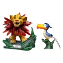 Disney pack de 2 Estatuas Master Craft El rey león Little Simba & Zazu 31 cm