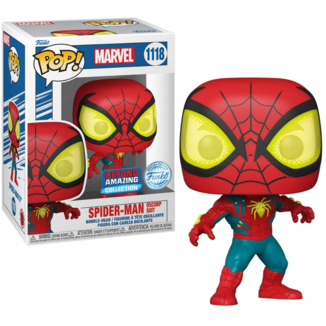 Spiderman Oscorp Suit Marvel Comics Beyond Amazing Collection Funko POP! 1118