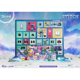 Lilo & Stitch Mini Egg Attack Advent Calendar Stitch celebration Figure Set (Cookie) 10 cm