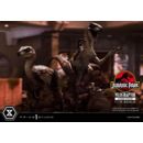 Jurassic Park Estatua Prime Collectibles 1/10 Velociraptor Closed Mouth 19 cm