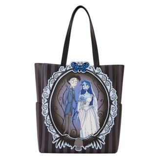 Emily & Victor Tote Bag Corpse Bride Tim Burton Loungefly