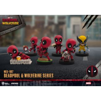 Deadpool 3 Deadpool & Wolverine Series Mini Egg Attack Figures Set 8 cm  