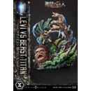 Attack on Titan Ultimate Premium Masterline Series Statue 1/4 Levi Versus Beast Titan 73 cm