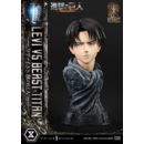 Attack on Titan Ultimate Premium Masterline Series Statue 1/4 Levi Versus Beast Titan Bonus Version 73 cm