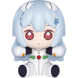 Figura Rei Ayanami: Long Hair Plugsuit Neon Genesis Evangelion: Rebuild of Evangelion Chibi Huggy Good Smile