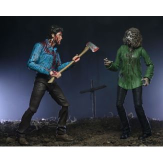 Evil Dead Pack de 2 Figuras Ultimate Bloody Ash & Cheryl Williams 18 cm