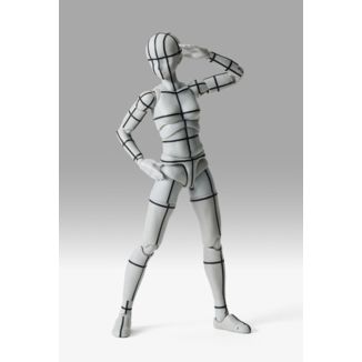 Figura S.H.Figuarts Body-Chan Sports Edition Wire Frame (Gray Color Ver.) 15 cm 